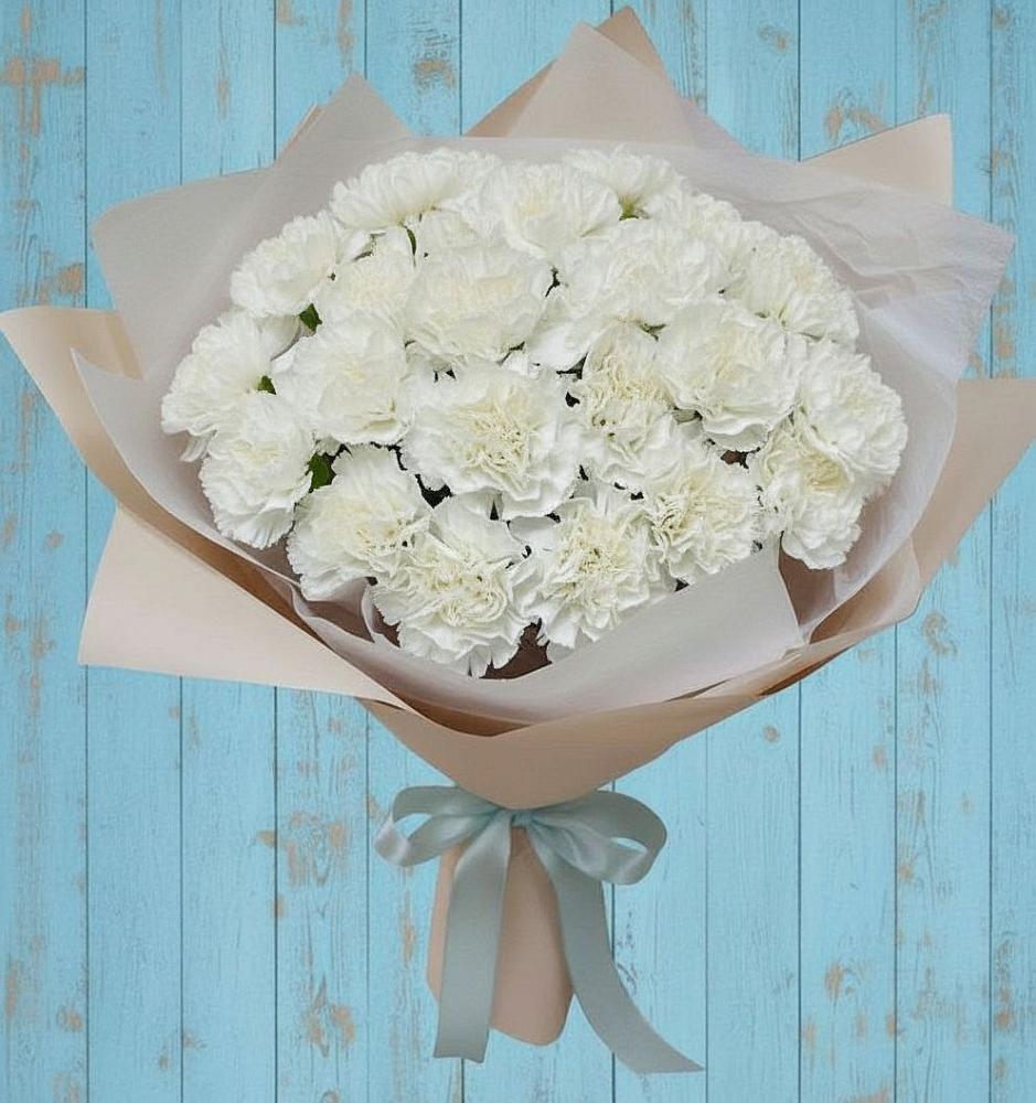 Букет цветов из: Гвоздики в Ивантеевке Саратовской области