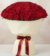 Букет 101 Красная роза Милано в Ивантеевке Саратовской области