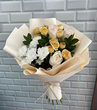 Букет цветов из:  Розы и Хризантемы #REPLACE_PRED# Ивантеевке Саратовской области