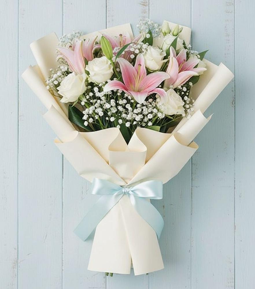 Букет цветов из: Лилии в Ивантеевке Саратовской области