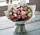 Букет цветов из: Розы, Лизиантусы и Гвоздики в Ивантеевке Саратовской области
