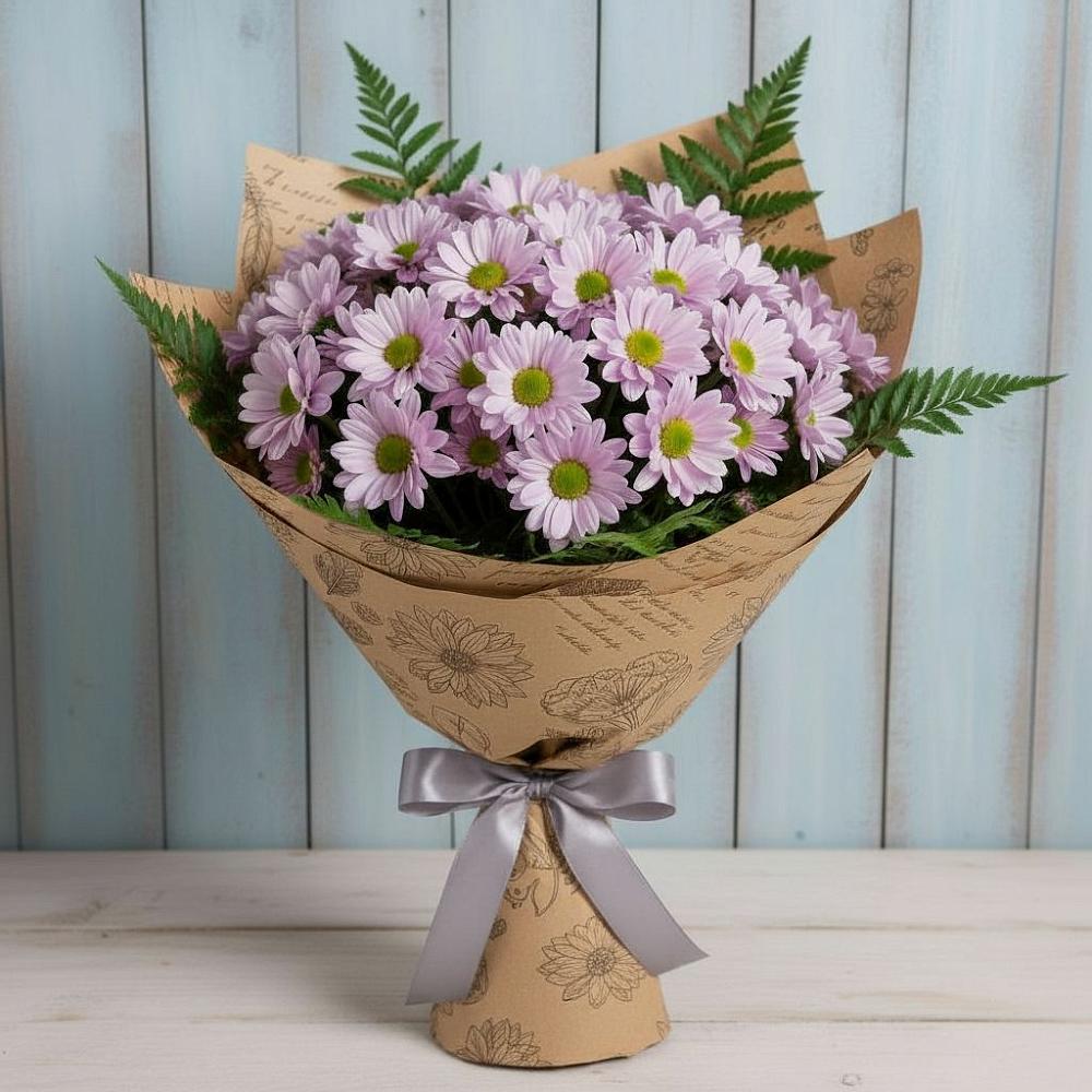 Букет цветов из: Хризантемы в Ивантеевке Саратовской области