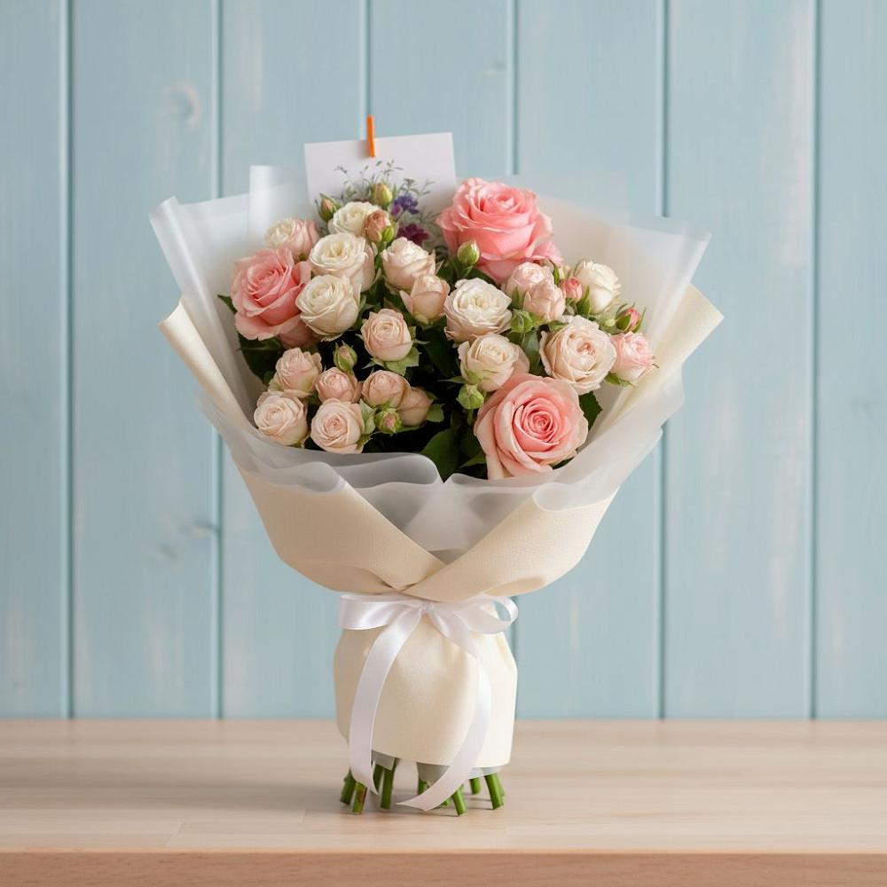 Букет цветов из: Розы в Ивантеевке Саратовской области