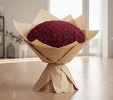 Букет 101 Красная роза в Ивантеевке Саратовской области