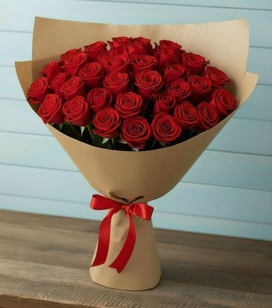 Букет Красные розы Милано в Ивантеевке Саратовской области