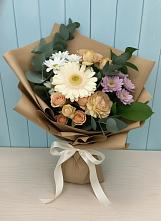 Букет цветов из:  Герберы и Хризантемы в Ивантеевке Саратовской области