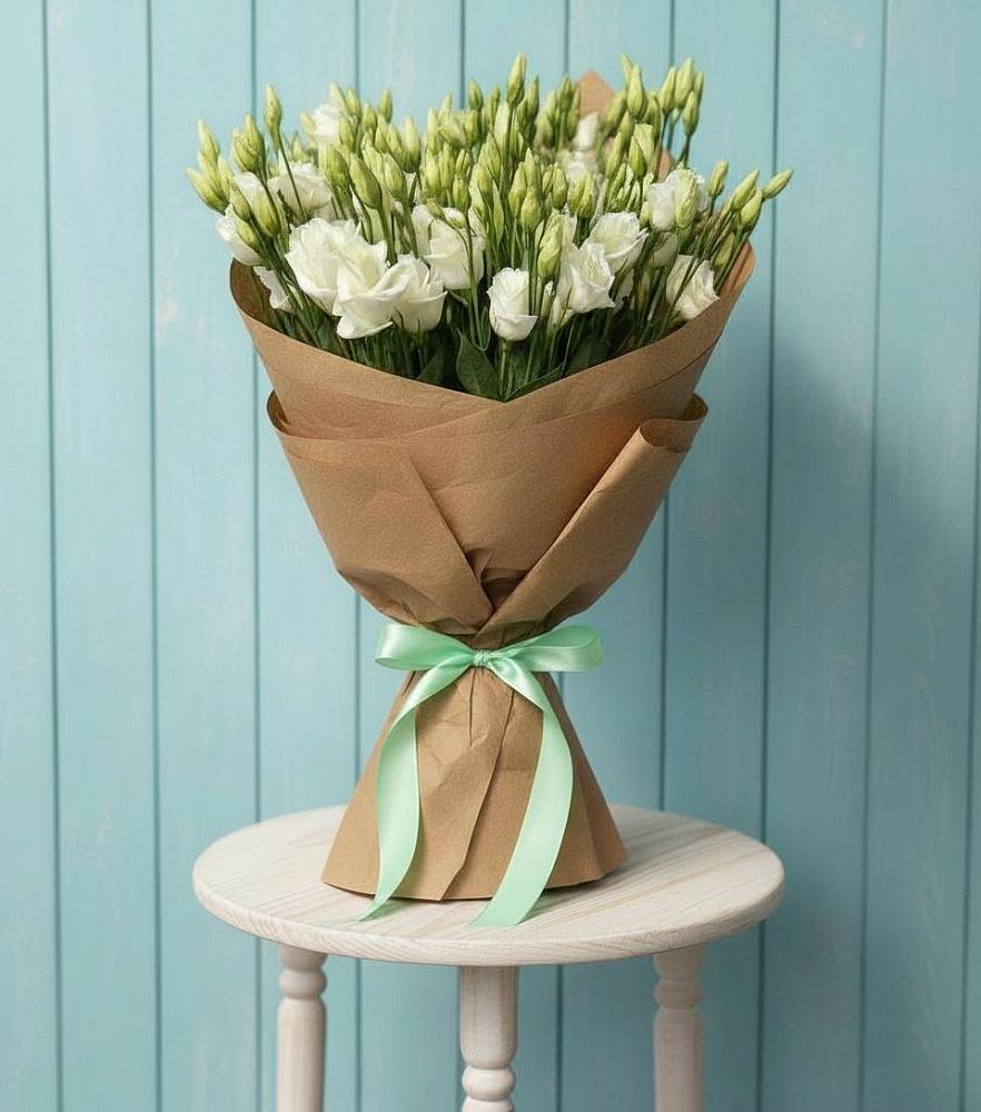 Букет цветов из: Лизиантусы в Ивантеевке Саратовской области