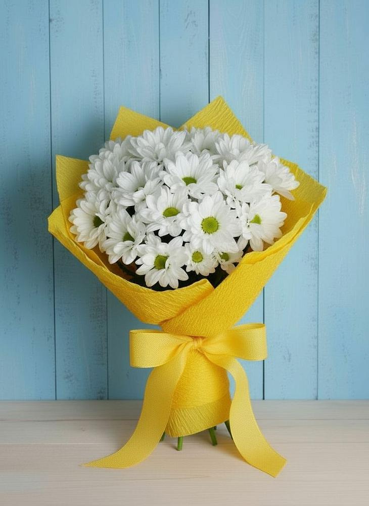 Букет цветов из: Хризантемы в Ивантеевке Саратовской области