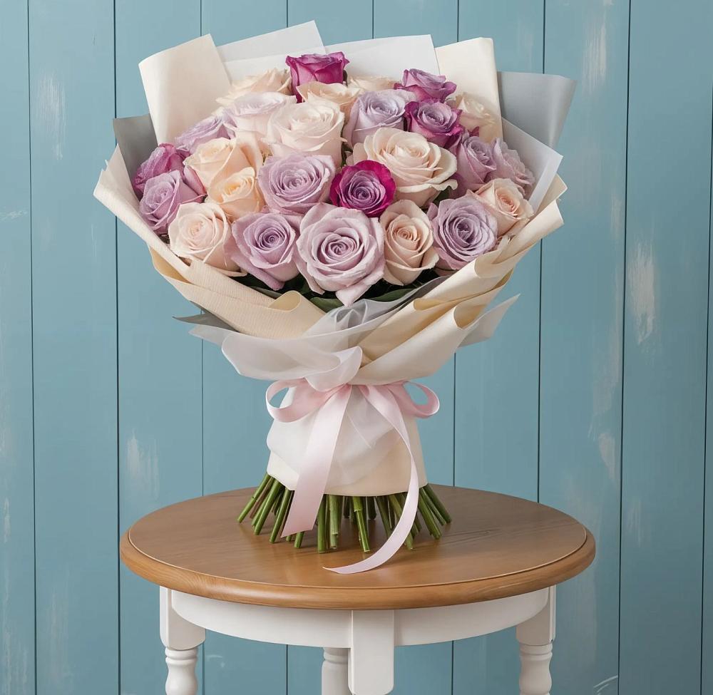 Букет цветов из: Розы в Ивантеевке Саратовской области