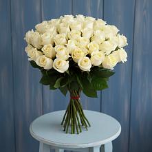 Букет 51 Белая роза Эдлесс Лав #REPLACE_PRED# Ивантеевке Саратовской области