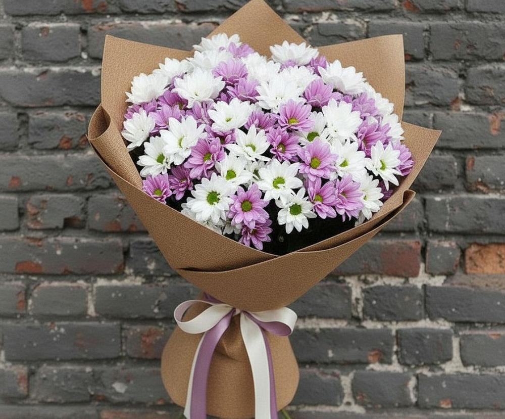 Букет цветов из: Хризантемы в Ивантеевке Саратовской области