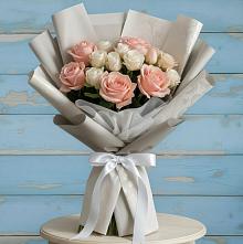 Букет цветов из:  Розы #REPLACE_PRED# Ивантеевке Саратовской области