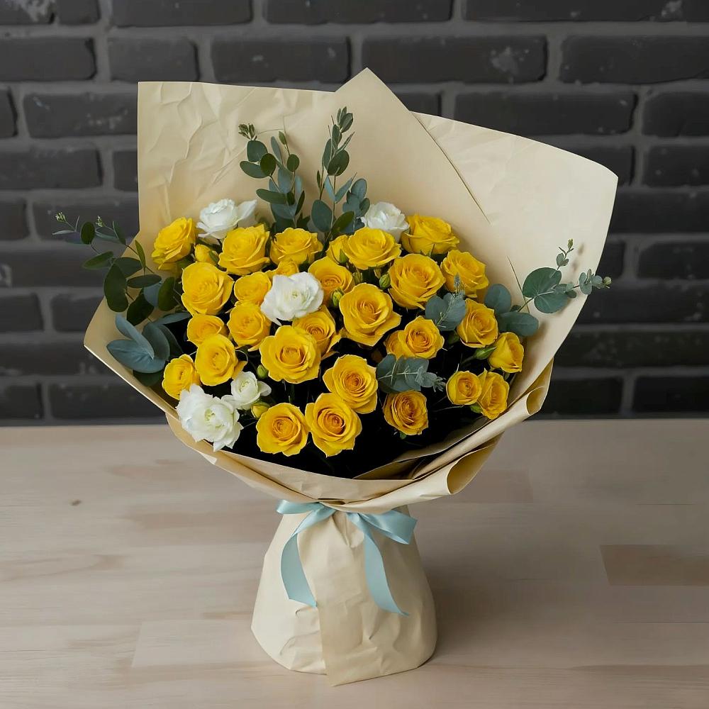 Букет цветов из: Розы в Ивантеевке Саратовской области