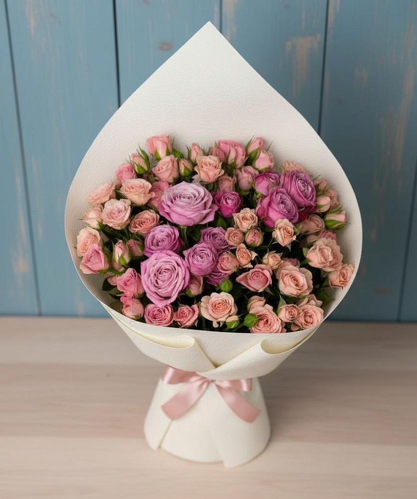 Букет цветов из: Розы в Ивантеевке Саратовской области