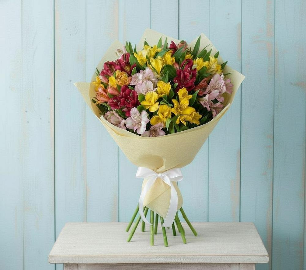 Букет цветов из: Альстромерии в Ивантеевке Саратовской области
