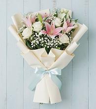 Букет цветов из:  Лилии в Ивантеевке Саратовской области